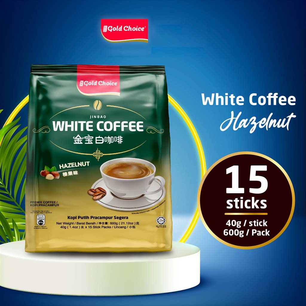 Gold Choice Hazelnut White Coffee (15 Stick Packs) Shopee Singapore