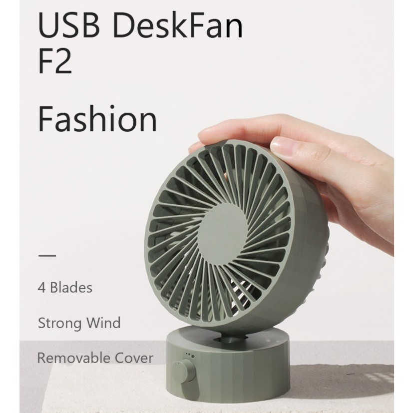 Usb Desk Fan Solove F2 Strong Wind Muji Style Minimalism Design