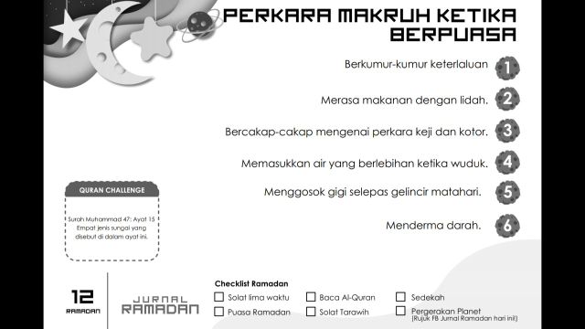 Kids Jurnal Ramadhan Shopee Singapore