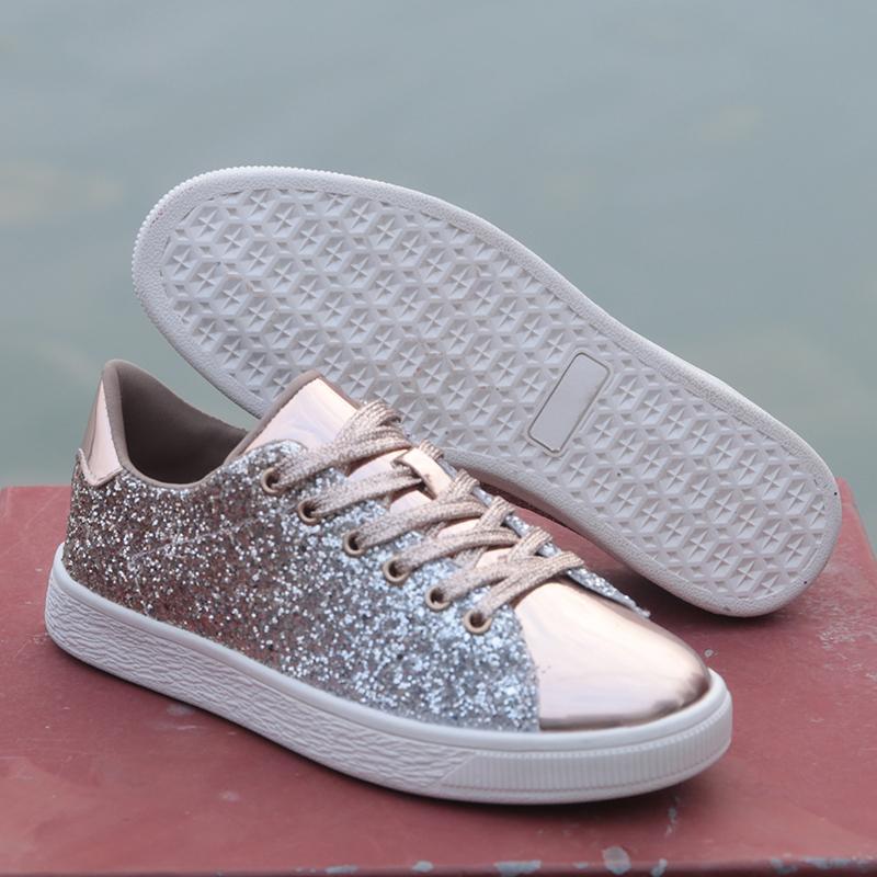 glitter casual shoes