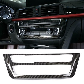 Carbon Fiber Air Conditioning Panel Cover Fit for BMW 3 Series F30 F34 13-18 ☆JfSmartJoy