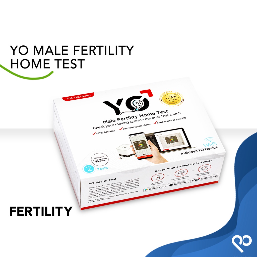 Yo Home Sperm Self Test Kit X 2 Male Fertility Sperm Test Shopee Singapore