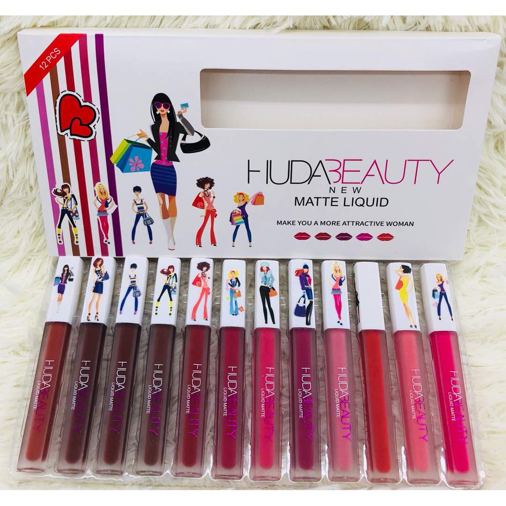 huda lipstick set of 12 price
