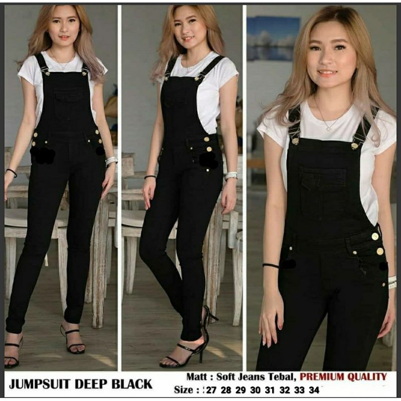 jumpsuit jeans black