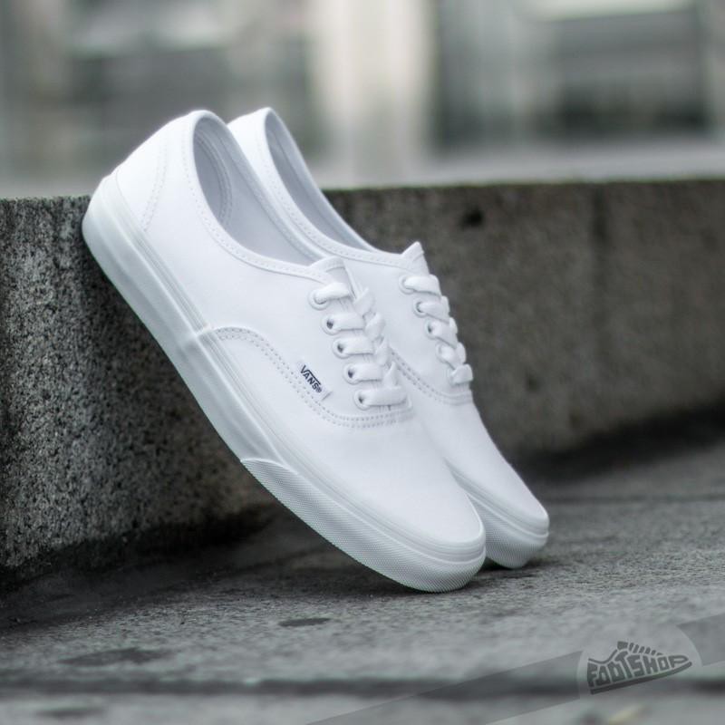 vans authentic all white 