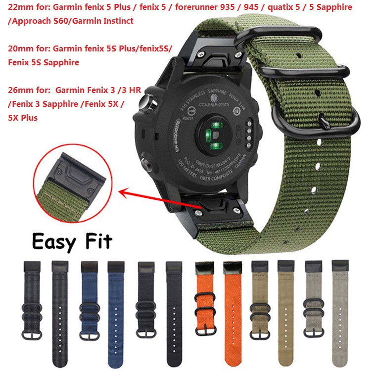 garmin fenix 5x plus bracelet