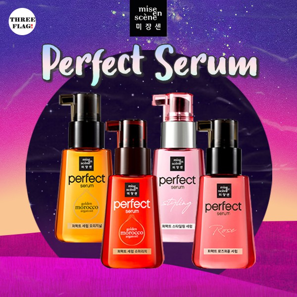 Mise en scene perfect serum hair treatment 80ml | Shopee Singapore