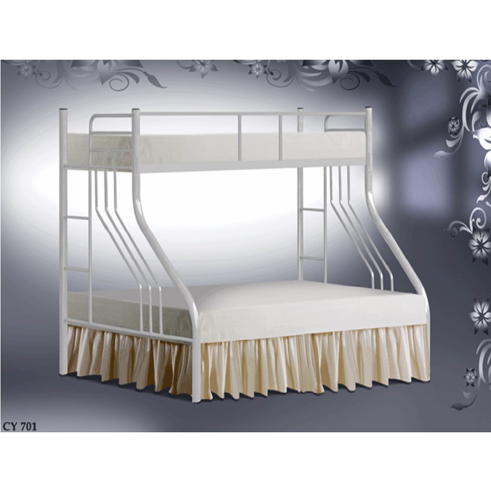 Double Decker Family Bunk Bed (3 Persons) Shopee Singapore