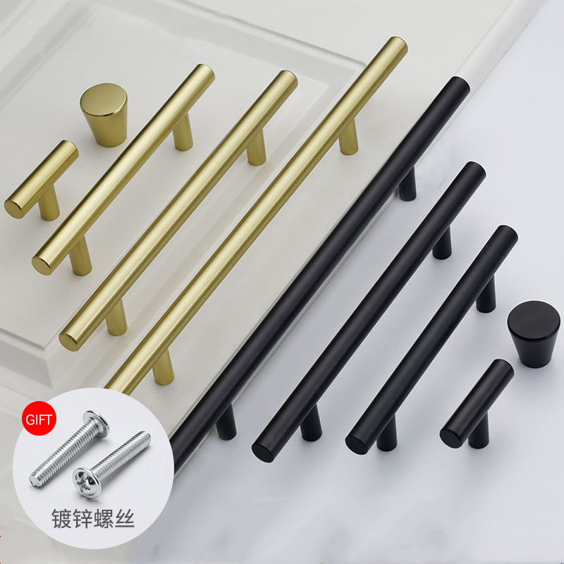 Gold Furniture Handle Aluminum Kitchen Handle Drawer Knobs