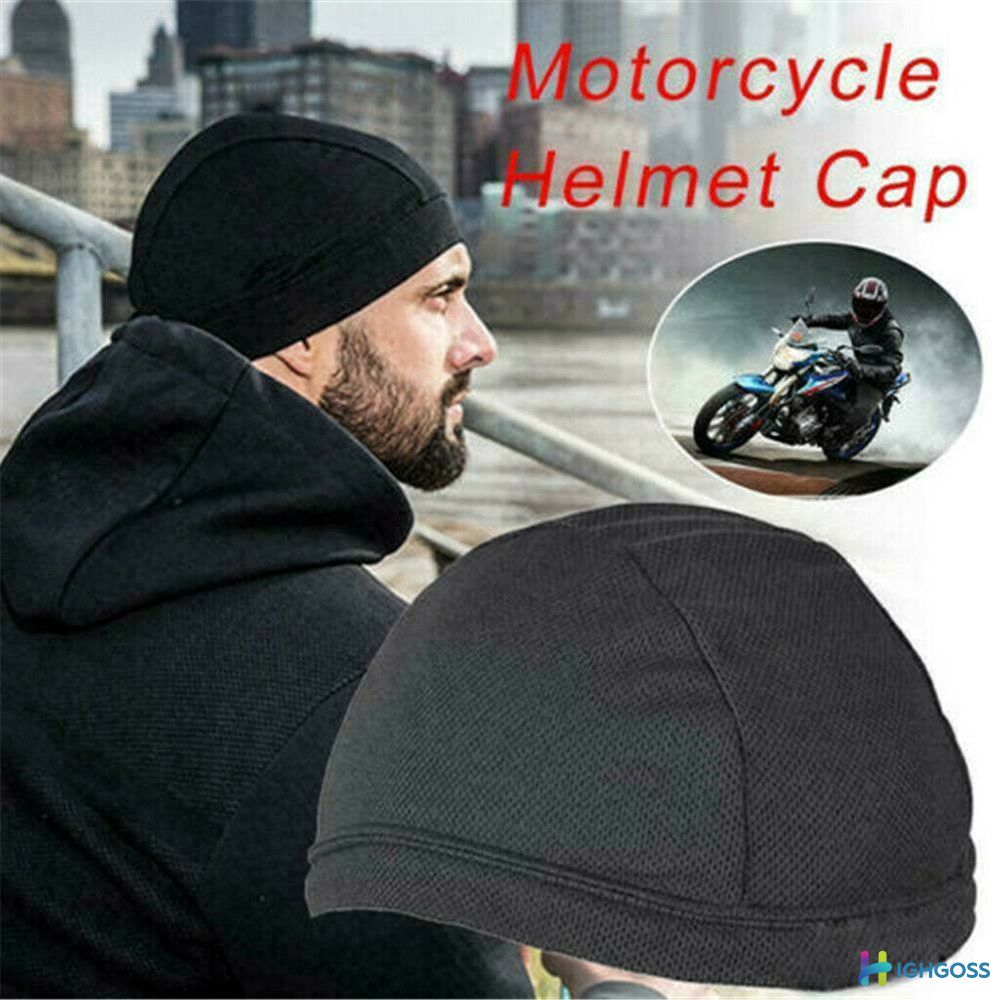 Summer Skull Caps Helmet Liner Beanie Cycling hat Quick-Drying Sweat Wicking 