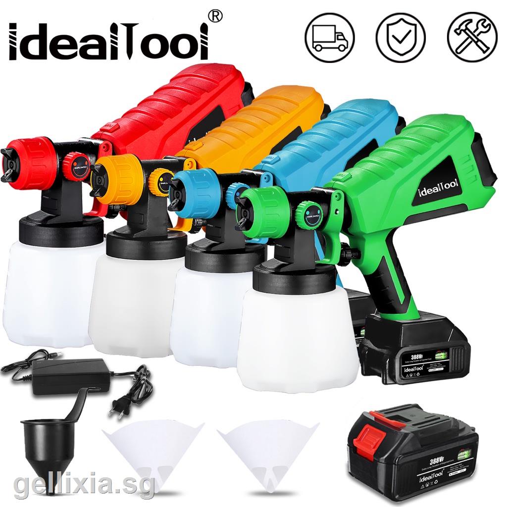 LATEST UPGRADED CORDLESS PAINT SPRAY GUN PORTABLE CORDLESS SPRAY GUN