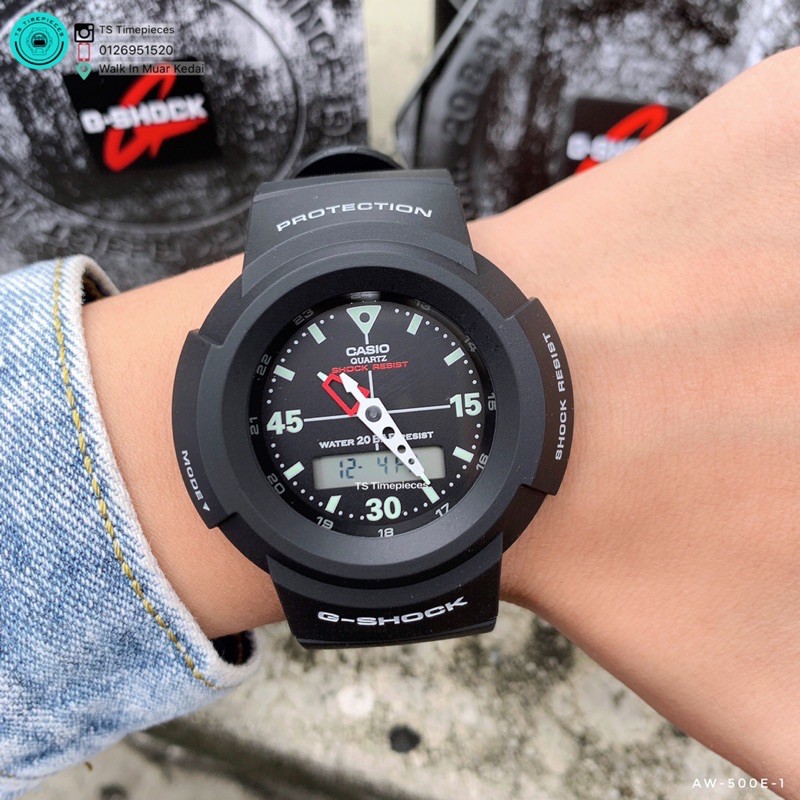 New G Shock Aw 500e 1e Aw 500e 1 Aw 500 Shopee Singapore