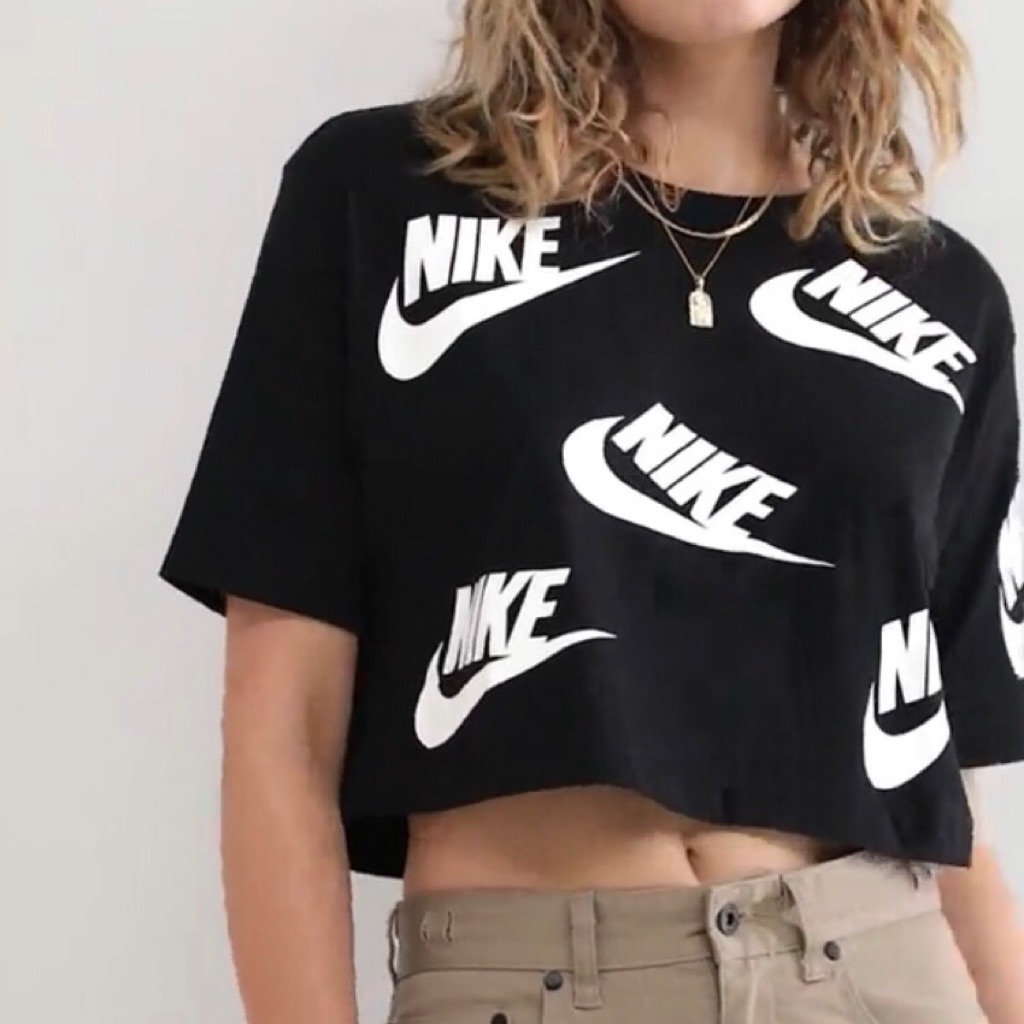 vintage nike crop top