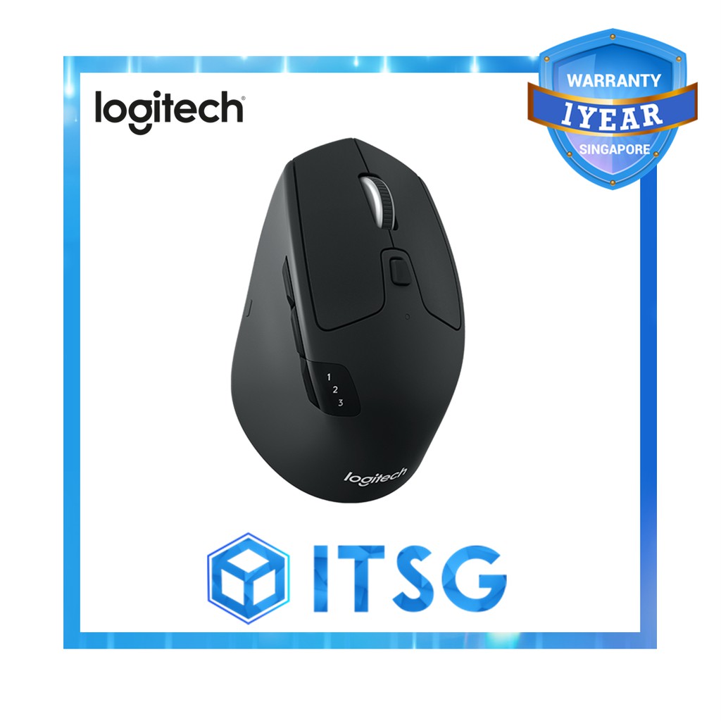 Logitech M720 Multi Device Bluetooth and Wireless Mouse with Logitech ...