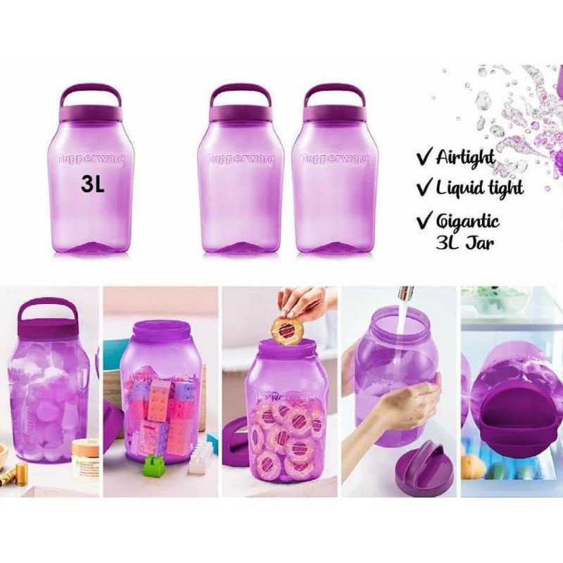 Universal Jar Tupperware 3 0l Shopee Singapore