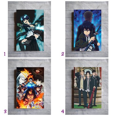 Ao No Exorcist Blue Exorcist Anime Poster Wall Decoration Living Room Bedroom Wooden Kitchen Aesthetic Shopee Singapore