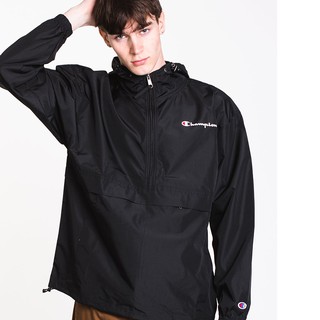 black champion windbreaker jacket