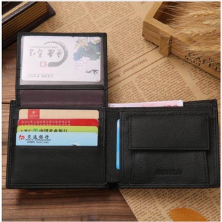 Men Wallet Short Genuine Leather Wallet Mens Coin Purse Bag Cuzdan Wallet Card Money Purse Wallet #5