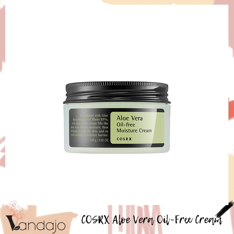cosrx aloe vera oil free moisture cream review