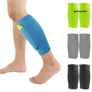 【PTS】1 Pair Adult Kids Soccer Protective Leg Sleeves Calf Support Socks Shin Guard