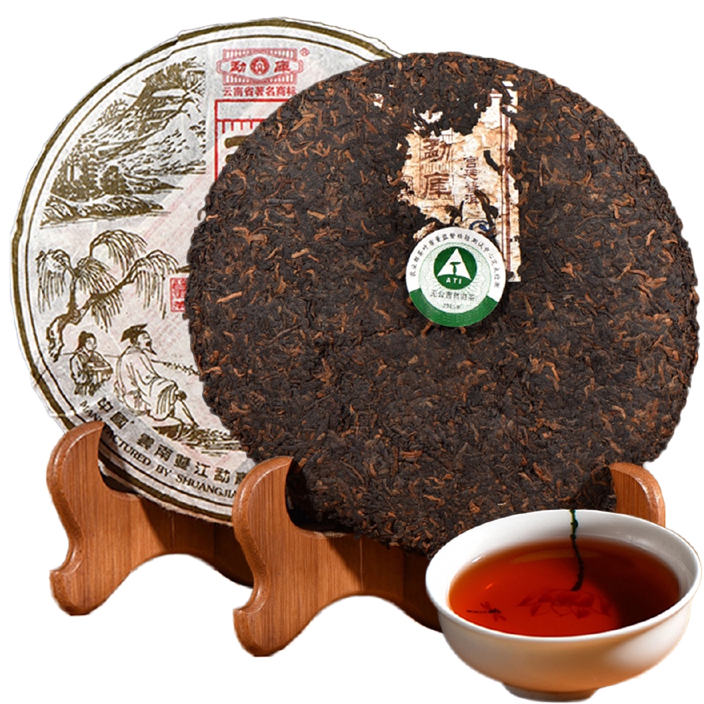 400g Gong Ting Royal Old Puer Tea Cake Mengku Ripe Pu Erh Puerh Black Tea Tea Shopee Singapore