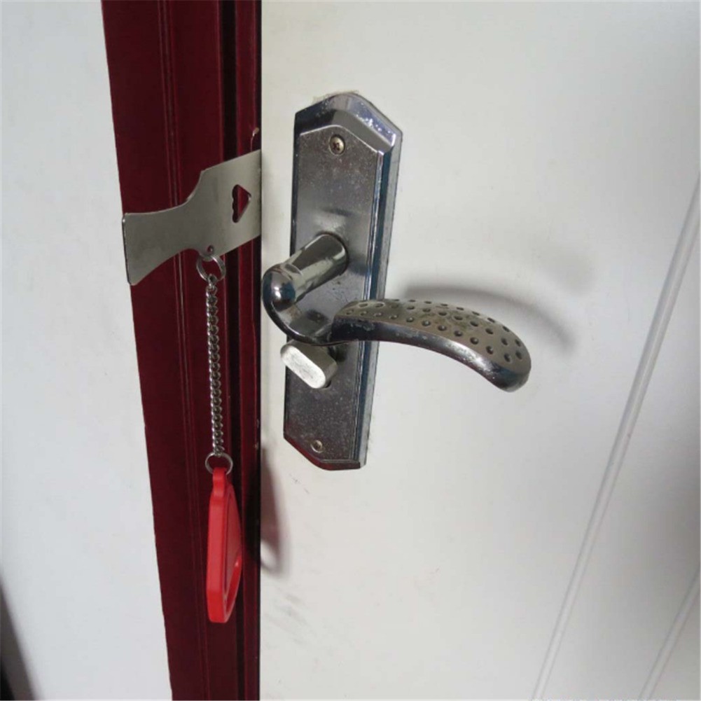 Haoyivivi Portable Lock Portable Security Door Lock Hotel Door