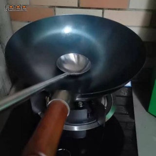 Traditional Wok Non-coated Non Stick Carbon Steel Pow Wok With Wooden/Cast Iron Wok Hand-made Of Household Old-fashioned Wok #2