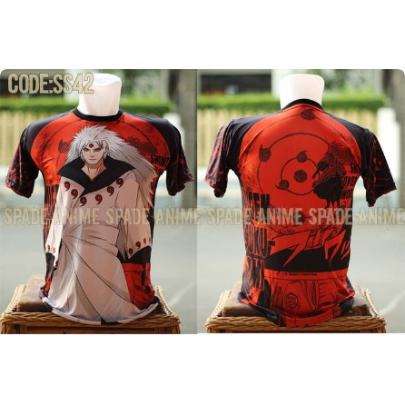 T Shirt Children Fullprint Anime Naruto Uchiha Madara Vanzy Shop Shopee Singapore - madara roblox shirt