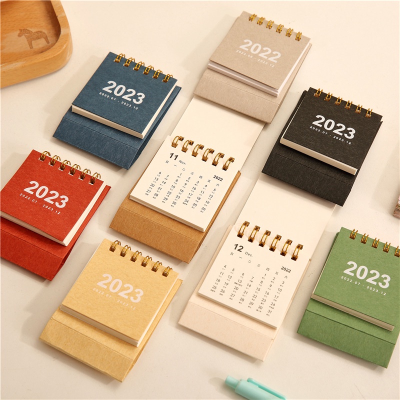 HOT 2023 Creative Minimalist Desktop Ins Mini Small Desk Calendar Small