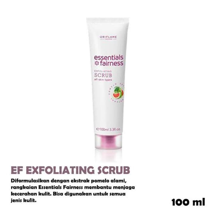 essentials fairness scrub