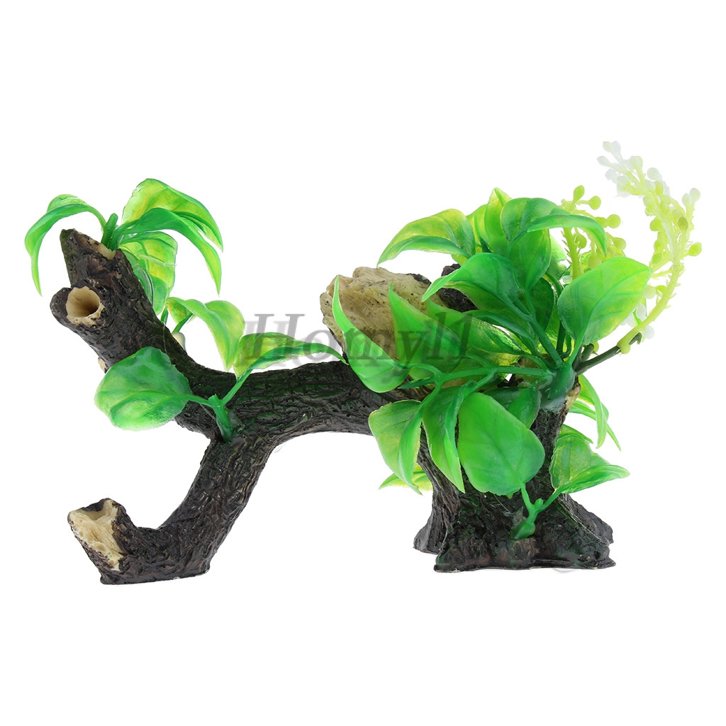 Baoblaze Aquarium Fish Tank Decorations Turtle Lizard Underwater