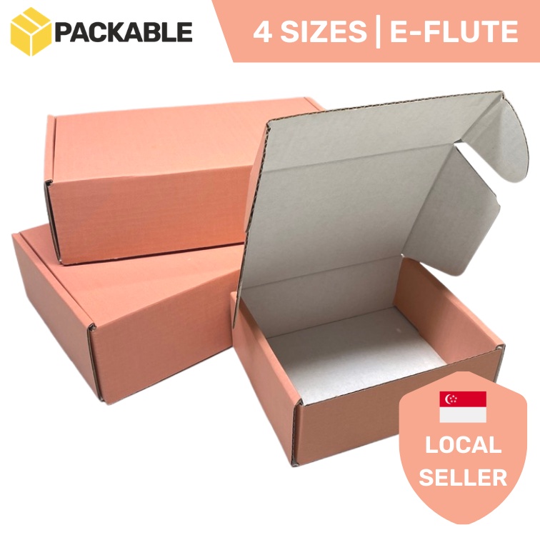 Peach Mailer Box / Premium Mailing Box / Corrugated Cardboard Box 4