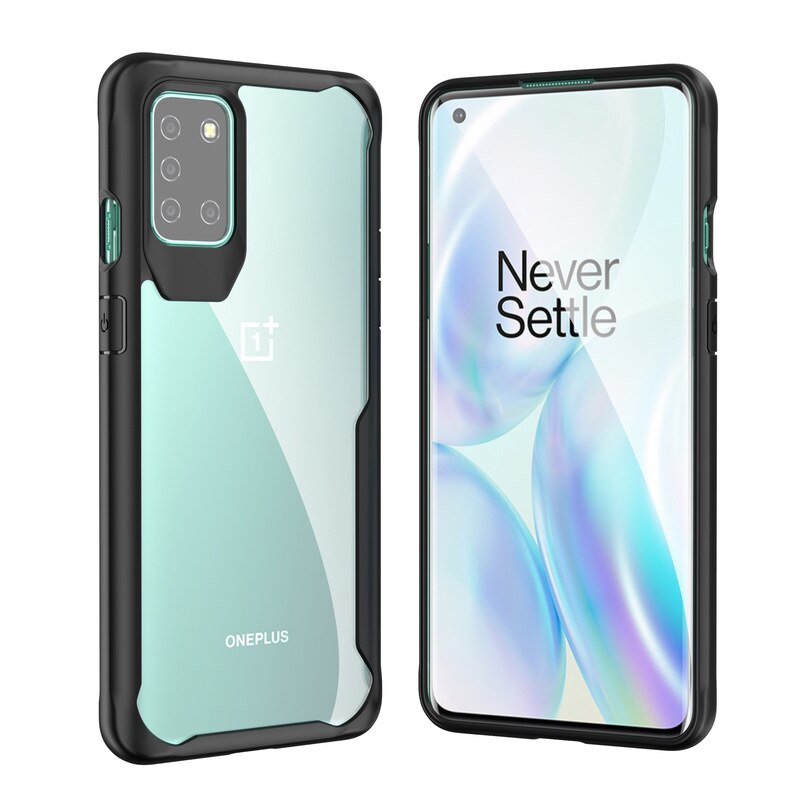 Oneplus 8t 8t Pro Transparent Case Tpu Frame Hd Clear Acrylic Silicone Shockproof Bumper Cover For One Plus 8t 8 T Pro Shopee Singapore