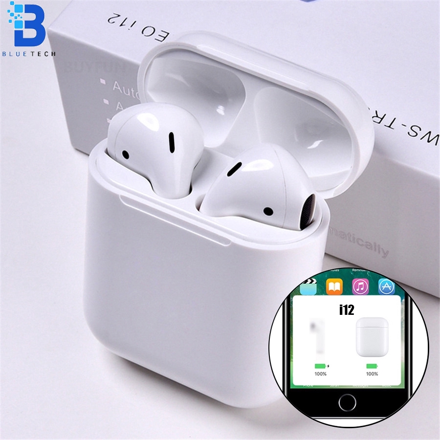 headset bluetooth tws i12