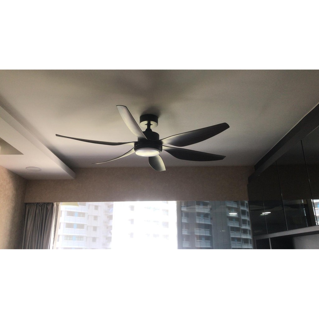 Fanco Heli 56 Inch Dc Motor Ceiling Fan With Led Light Remote Control