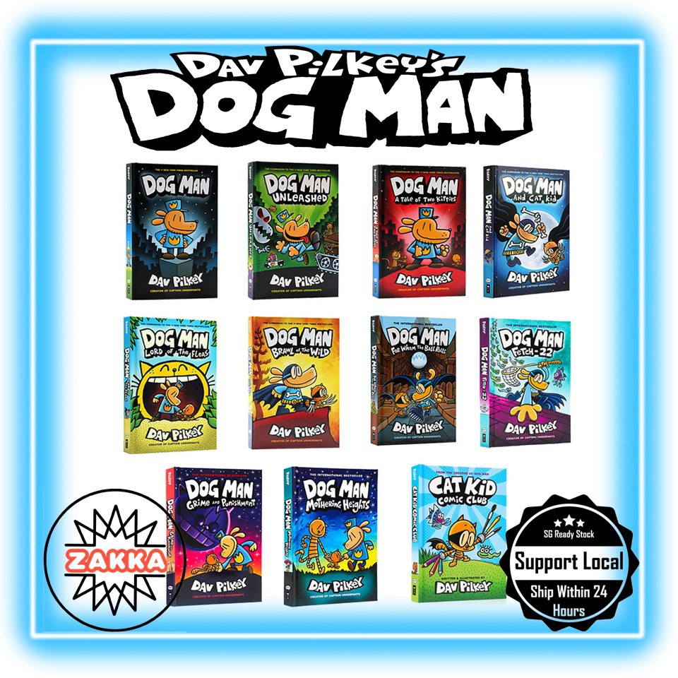 [Ready Stock] Latest Dogman Series (11 Hardcover Books) | Shopee Singapore