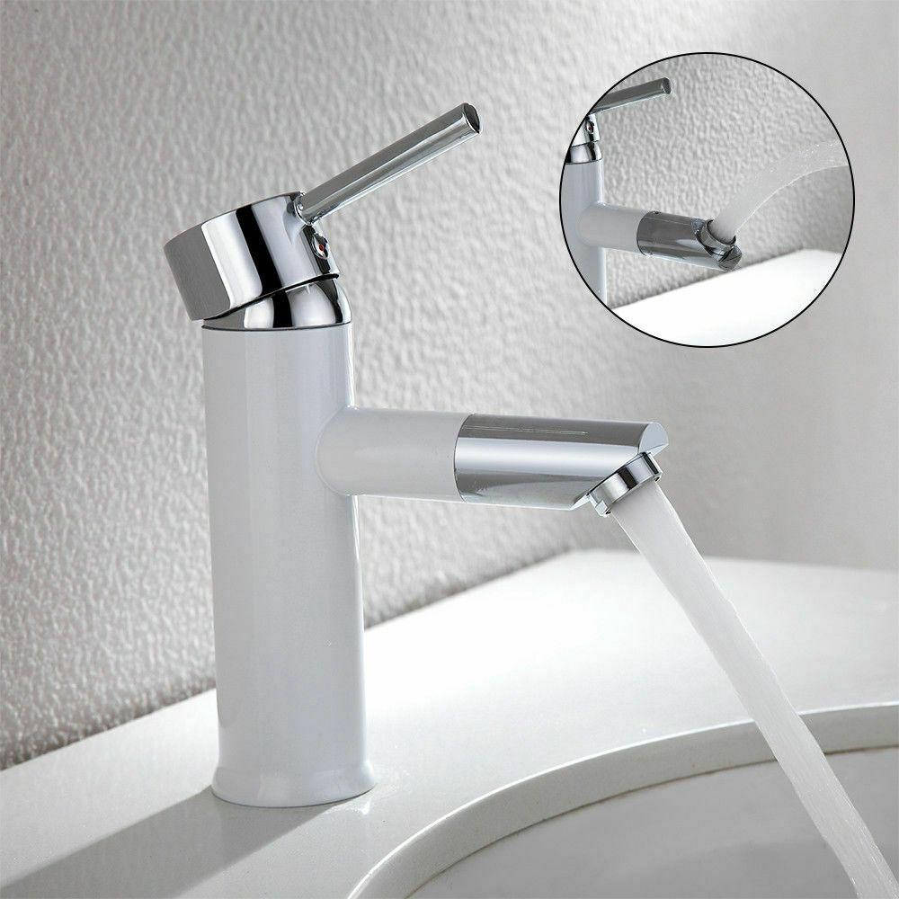 Modern Bathroom Taps Round Waterfall Basin Sink Bath Filler