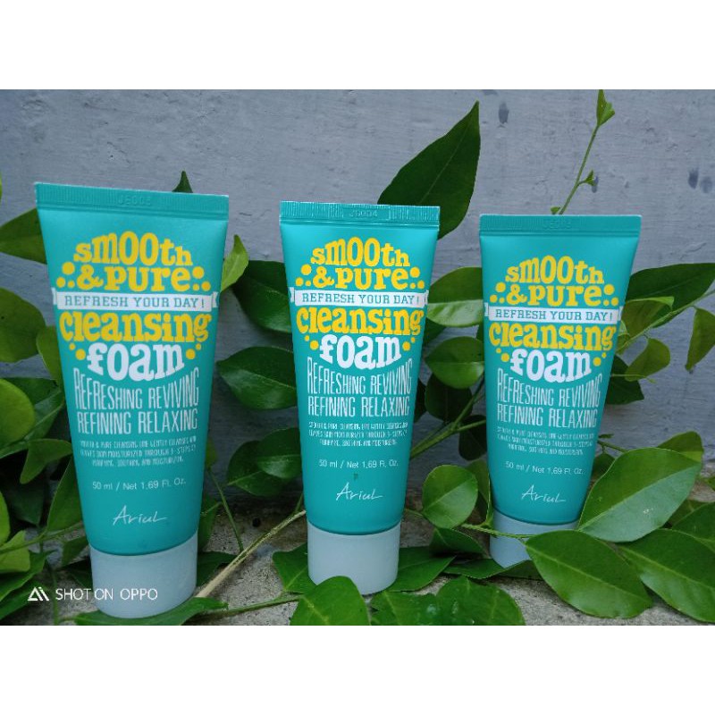arial facial foam