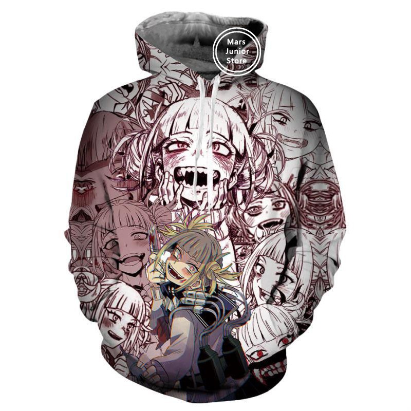 Men Clothing Boy Anime My Hero Academy Himiko Toga 3D Ahegao Cosplay