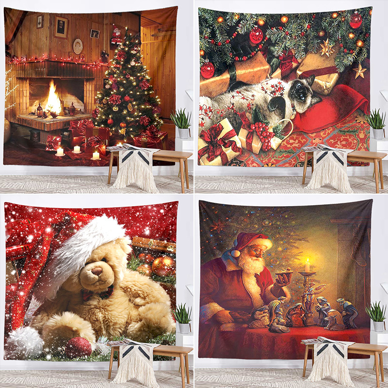20 Year Christmas New Year Tapestry Wall Hanging Cloth Shopee Singapore
