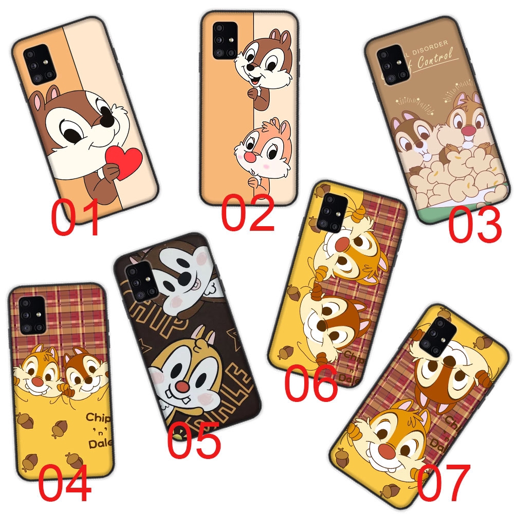 Chip And Dale Design Black Soft Case Oppo Reno 3 5z 5f 5 Pro Cover Shopee Singapore