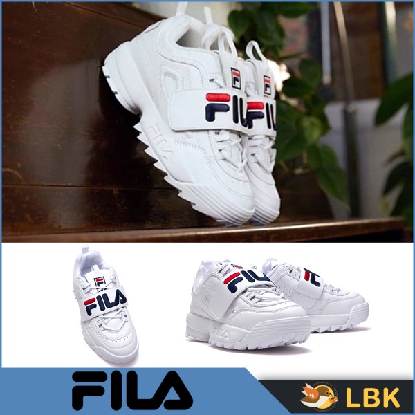 tenis fila disruptor velcro