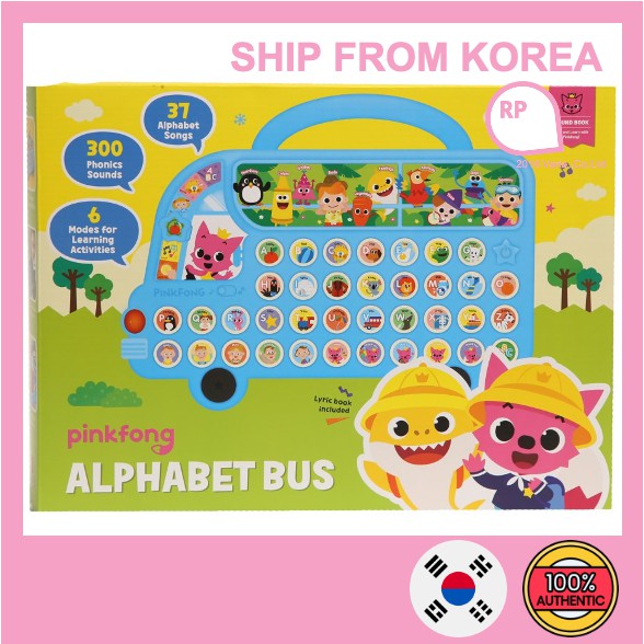 pinkfong baby shark alphabet bus