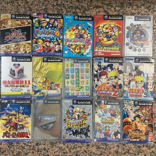 Japanese Version GC Nintendo Game Cube Cd Mario/Dragon Ball/One Piece/Naruto/Evil Castle (Wii Available/Items Like Photos)