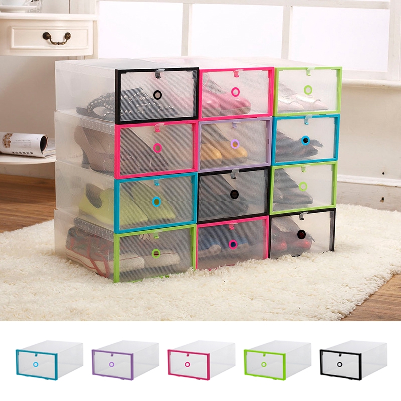 clear shoe shelves