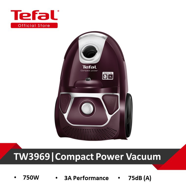 Tefal Compact Power Vacuum Cleaner TW3969 Shopee Singapore