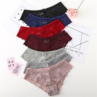 Image of Hot Underwear For Women Lace Cute Panties Seamless Briefs Breathable Panty