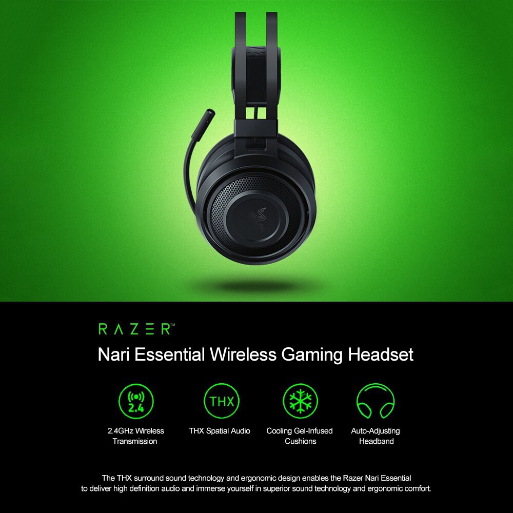 headset razer nari essential wireless