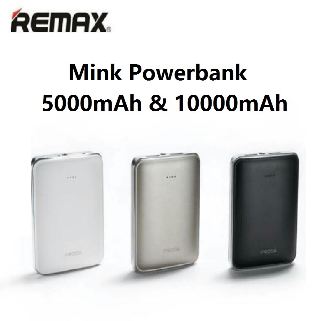 REMAX Powerbank - Mink 5000mAh&10000mAh