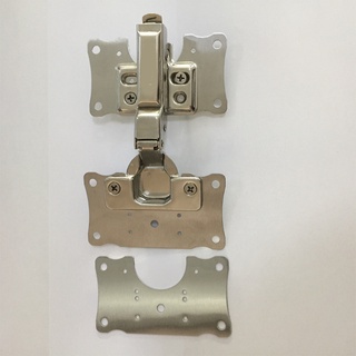 VA 4 Pcs Cabinet Hinge Repair Plate Kit for Protecting Wooden Kitchen Cabinet Door #3